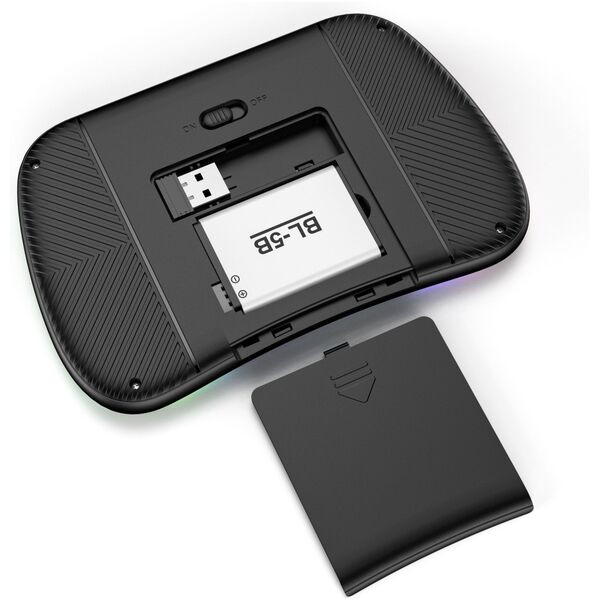 Mini keyboard No brand M9, USB 2.4GHz, Bluetooth, Microphone, IR learning, Touchpad, Black - 13055 έως 12 άτοκες Δόσεις