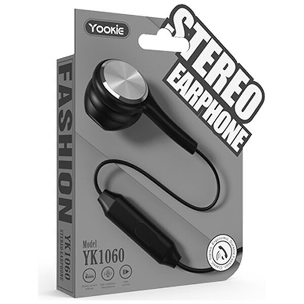 Κινητά ακουστικά με μικρόφωνο Yookie YK1060, Διαφορετικα χρωματα - 20626