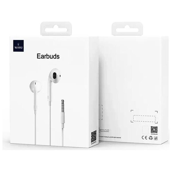 Κινητά ακουστικά με μικρόφωνο WiWu Earbuds 101, Λευκο - 20735