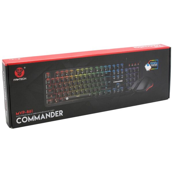 Ενσύρματο Σετ Gaming FanTech MVP-861, Μαύρο - 6109