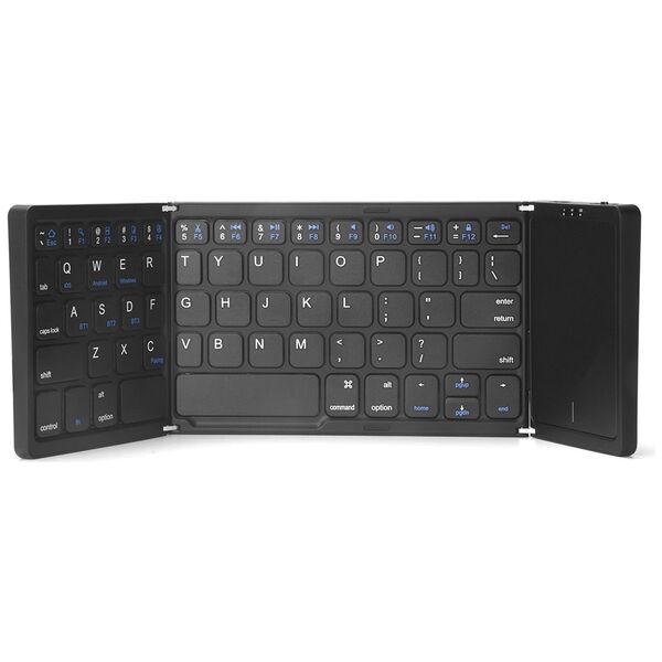 Πληκτρολόγιο No brand B089T, Touchpad, Foldable, Bluetooth, Μαυρο - 6171