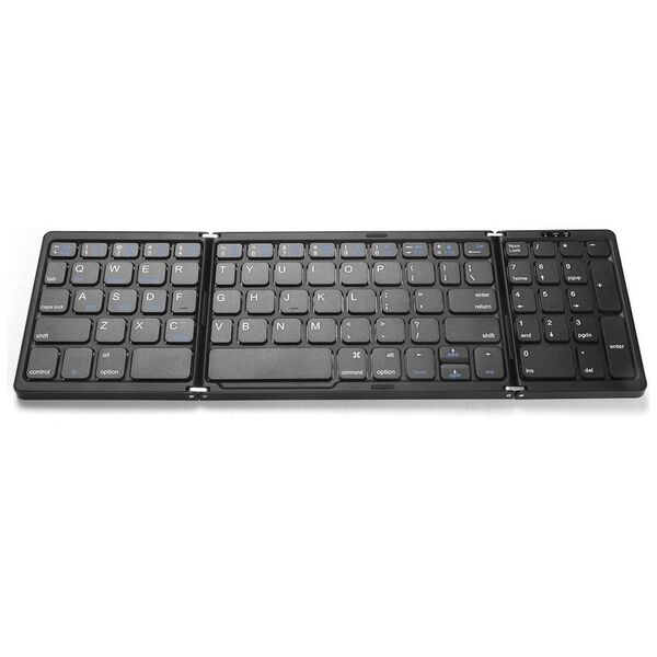 Πληκτρολόγιο No brand B089, Foldable, Bluetooth, Μαυρο - 6172