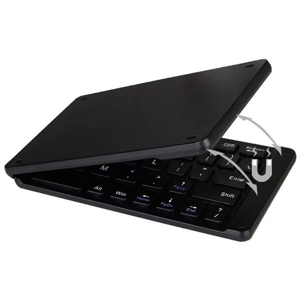 Πληκτρολόγιο No brand K018, Foldable, Bluetooth, Μαυρο - 6179