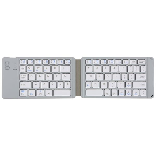 Πληκτρολόγιο No brand K018, Foldable, Bluetooth, Λευκο - 6180