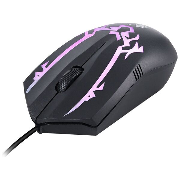 Ποντίκι παιχνιδιών Moveteck G5060, Οπτικό, 3D, Μαύρο - 717