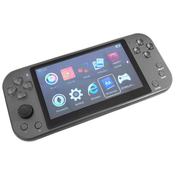 Φορητή κονσόλα παιχνιδιών No brand X20, 5.1", 1000 Ενσωματωμένα παιχνίδια, Gray - 13038