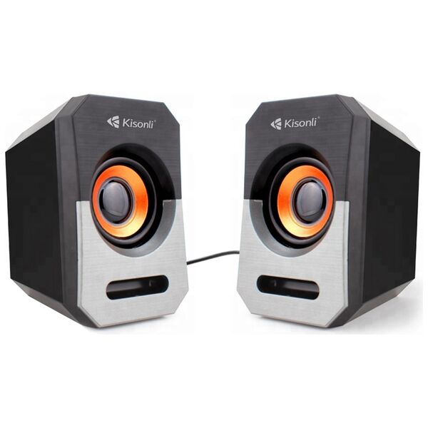 Ηχεία Kisonli А606, 3Wx2 USB, Διαφορετικα χρωματα - 22118