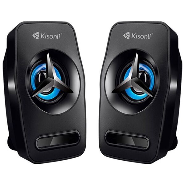 Ηχεία Kisonli L-3030, 2x3W, USB, Μαυρο - 22156
