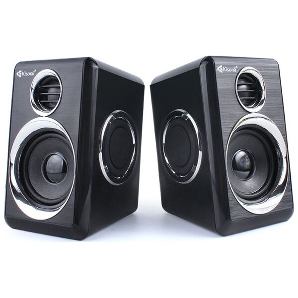 Ηχεία Kisonli T-005, 2x3W, USB, Μαυρο - 22157