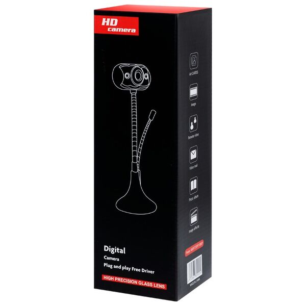 Webcam No brand BC1032, Microphone, 480p, Μαύρο - 3040