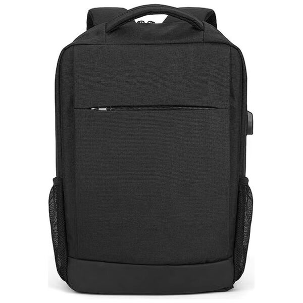 Laptop backpack No brand BP-04, 15.6", Μαυρο - 45290