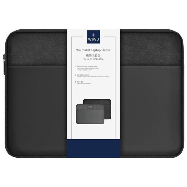 Laptop Bag WiWu, 16", Μαύρο - 45331