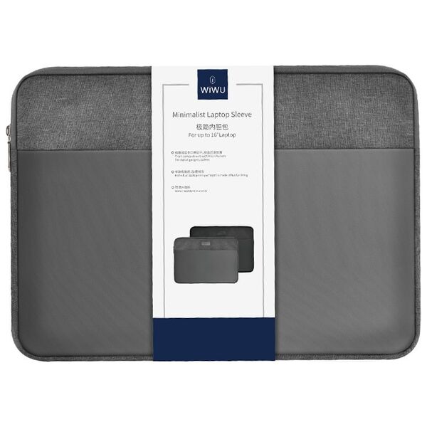Laptop Bag WiWu, 16", Γκρί - 45332