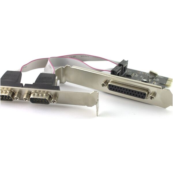 κάρτα για τον υπολογιστή PCI-E to Serial + Parallel port No brand -17474