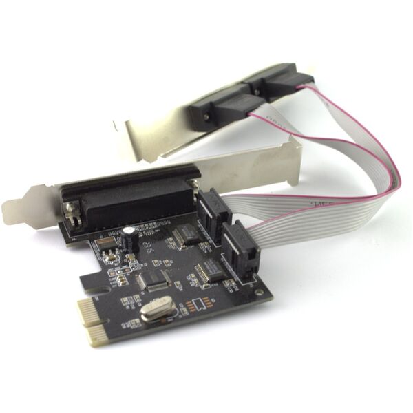 κάρτα για τον υπολογιστή PCI-E to Serial + Parallel port No brand -17474