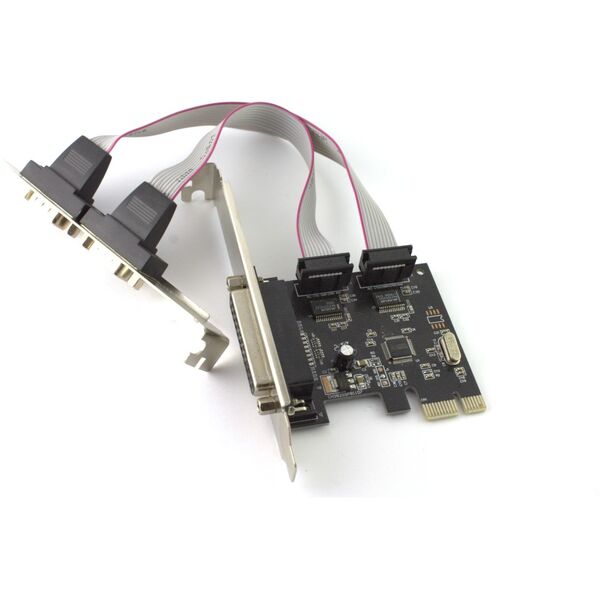κάρτα για τον υπολογιστή PCI-E to Serial + Parallel port No brand -17474