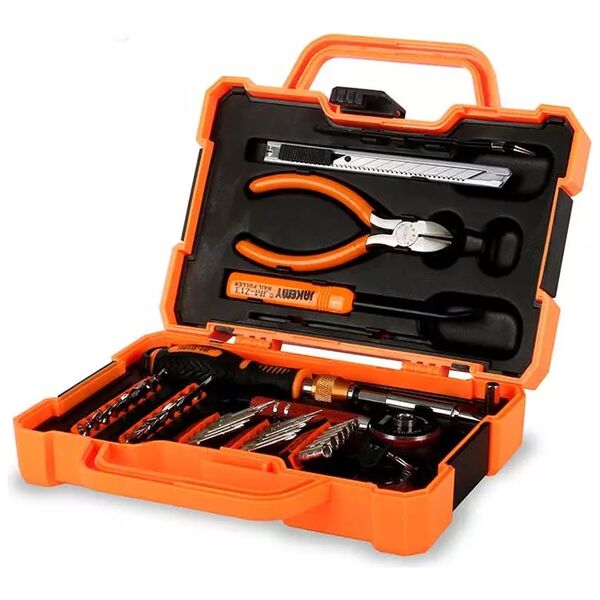 Toolkit Jakemy JM-8146, 47in1, CR-V, Steel, Orange - 17637