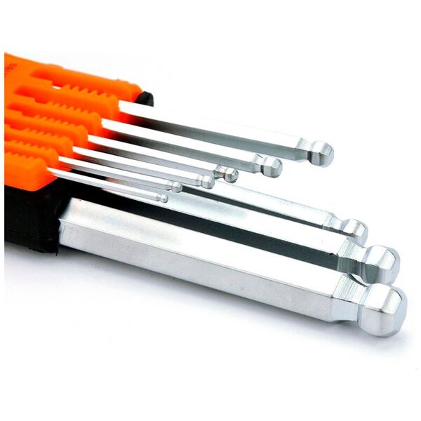 Hex key set Jakemy JM-HK2-1, 9 pieces, CR-V - 17645
