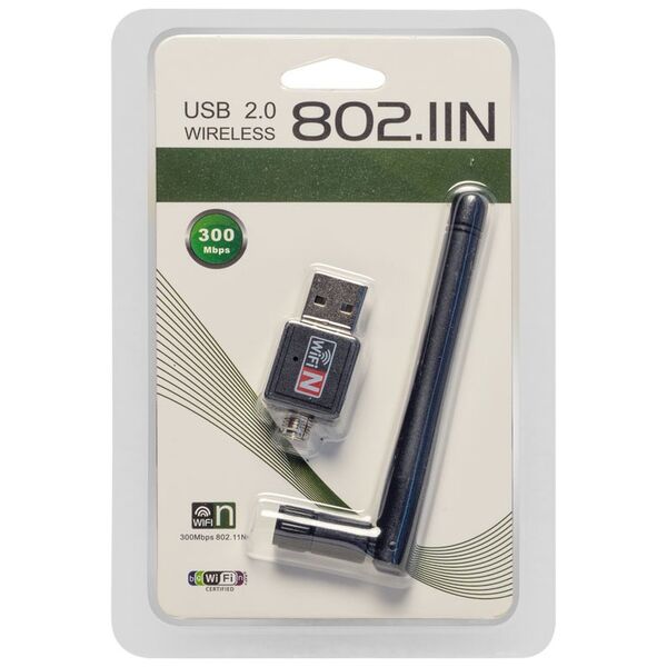USB Wi-Fi κεραία, No brand, 2dBi - 19040