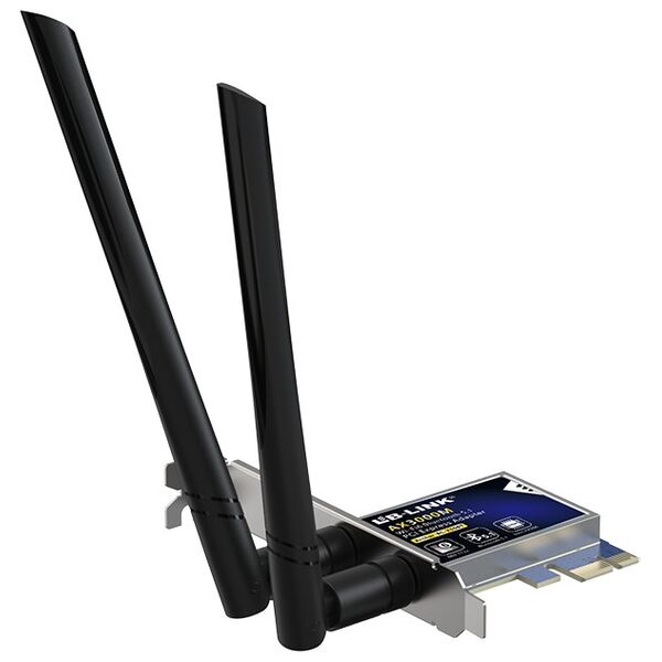 Ασύρματος προσαρμογέας LB-LINK BL-X50BT, PCI-E, 2400Mbps, Bluetooth, 2.4/5Ghz, 2 x 6dBi - 19049