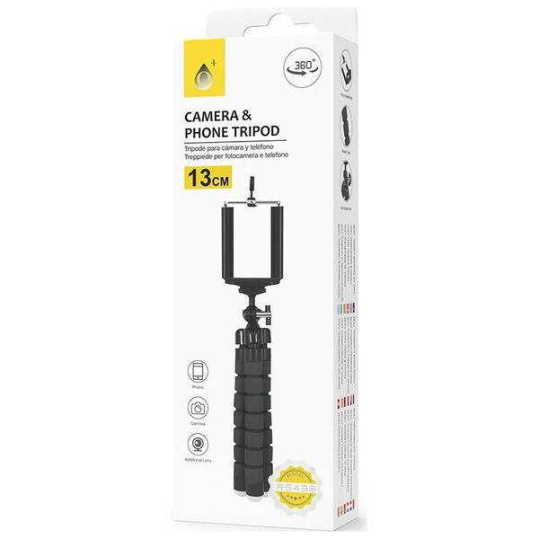 Μίνι τρίποδο One Plus R5439, Πολλαπλων χρησεων, 13cm, Διαφορετικα χρωματα - 40130