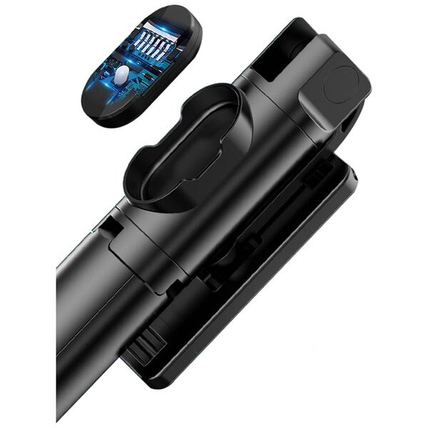 Selfie stick Earldom ET-ZP16, Bluetooth, 67cm, Μαυρο - 40231