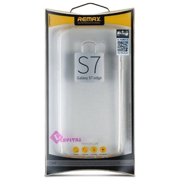 Προστατευτικό για το Samsung Galaxy S7 Edge, Remax Crystal, TPU, λεπτός, διαφανής - 51421