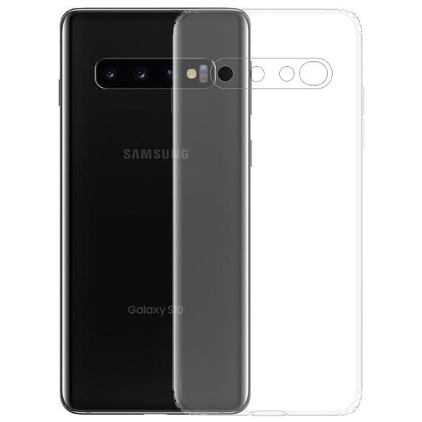 Θήκη σιλικόνης No brand, για το Samsung Galaxy S10 Plus, Διαφανής - 51614