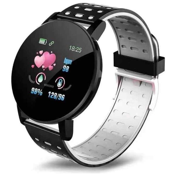Smartwatch No brand 119 Plus, 44mm, Bluetooth, IP67, Διαφορετικά χρώματα - 73050