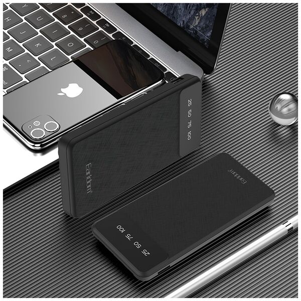 Φορητός Φορτιστής Earldom ET-PB46, 10000mAh, Μαυρο - 87060