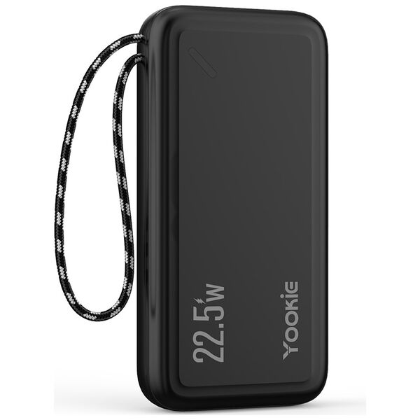 Φορητός Φορτιστής Yookie YO11, 20000mAh, Μαυρο - 87065