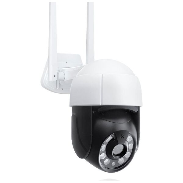 Smart security camera No brand PST-C18B-5MP, 5.0Mp, PTZ, Outdoor, Wi-Fi, Tuya Smart, White - 91028