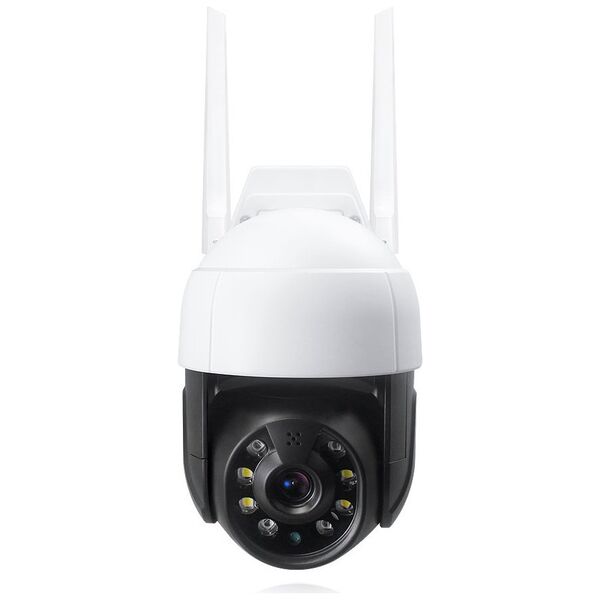 Smart security camera No brand PST-C18B-3MP, 3.0Mp, PTZ, Outdoor, Wi-Fi, Tuya Smart, White - 91027