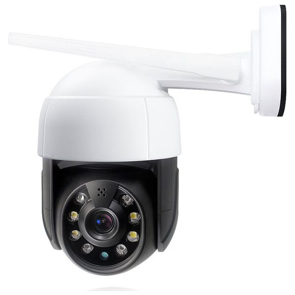 Smart security camera No brand PST-C18B-3MP, 3.0Mp, PTZ, Outdoor, Wi-Fi, Tuya Smart, White - 91027