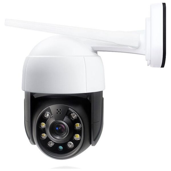 Smart security camera No brand PST-C18B-5MP, 5.0Mp, PTZ, Outdoor, Wi-Fi, Tuya Smart, White - 91028
