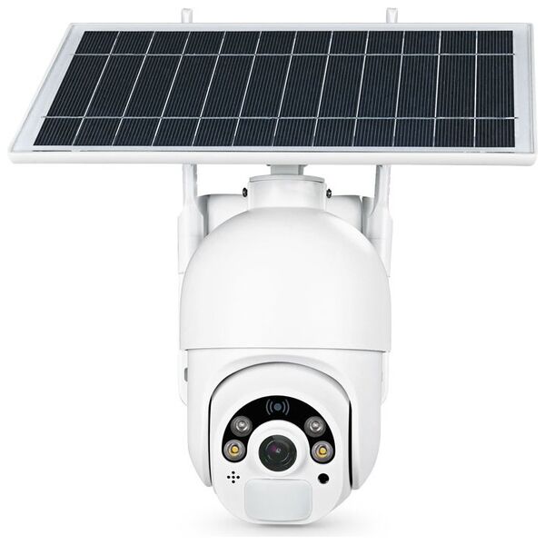 Smart security camera No brand PST-S20-WiFi, 2.0Mp, PTZ, Solar panel, Outdoor, Wi-Fi, Tuya Smart, White - 91033