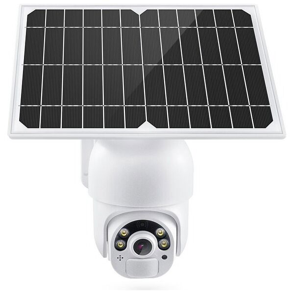 Smart security camera No brand PST-S20-WiFi, 2.0Mp, PTZ, Solar panel, Outdoor, Wi-Fi, Tuya Smart, White - 91033