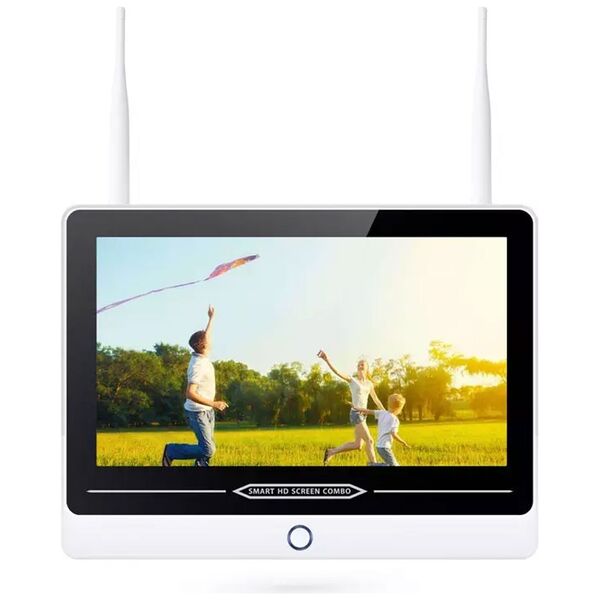 Smart camera kit No brand PST-7204-PN, 4 cameras, 2.0Mp, Full HD, Екран, Wi-Fi, Tuya Smart, White - 91037