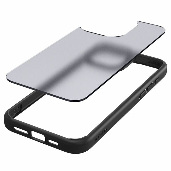 Spigen Husa pentru iPhone 15 Pro - Spigen Ultra Hybrid - Frost Black 8809896750400 έως 12 άτοκες Δόσεις
