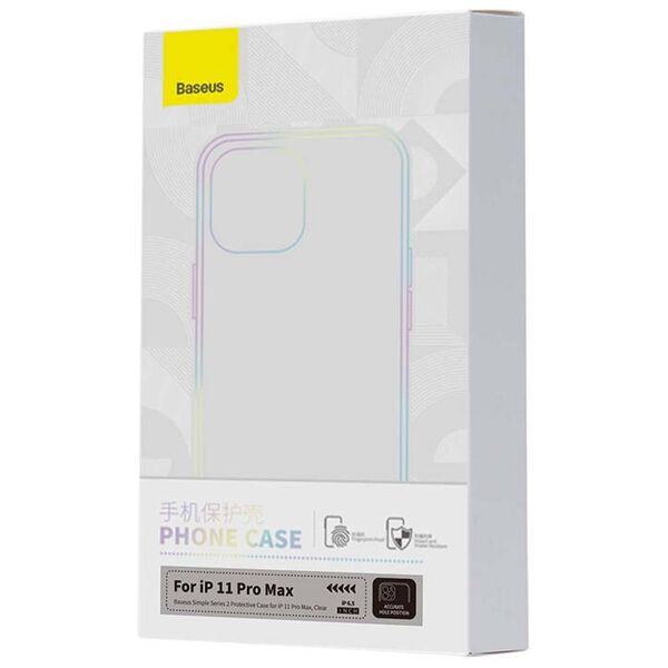 Baseus Transparent Case Baseus Simple for iPhone  11 Pro Max 048639 6932172630126 P60151101201-02 έως και 12 άτοκες δόσεις