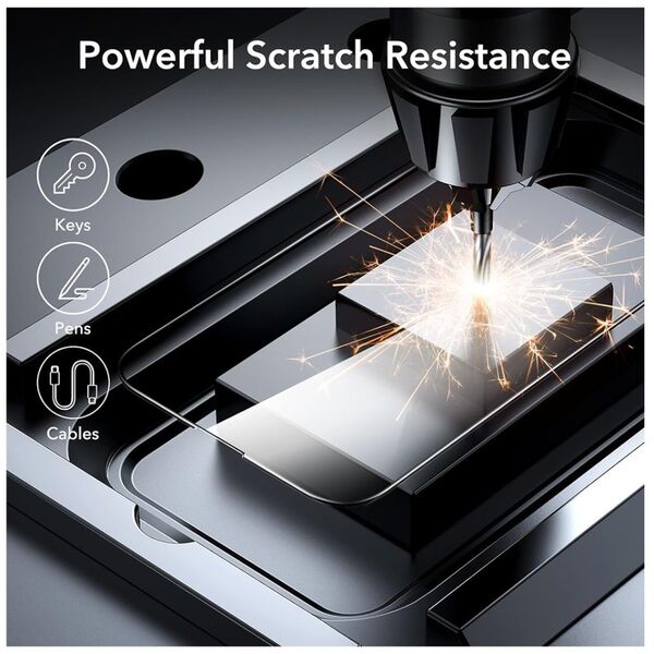 ESR Folie pentru iPhone 14 Pro (set 2) - ESR Armorite Screen Protector - Black 4894240161753 έως 12 άτοκες Δόσεις
