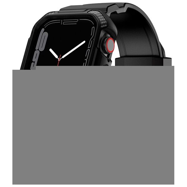 Lito Husa pentru Apple Watch Ultra / Ultra 2 + Curea - Lito Carbon RuggedArmor (LS003) - Black 5949419073906 έως 12 άτοκες Δόσεις