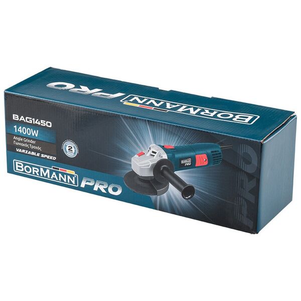 Bormann pro Bag1450 Γωνιακος Τροχος Ρυθμιζομενος 1400w 034827 έως 12 Άτοκες Δόσεις