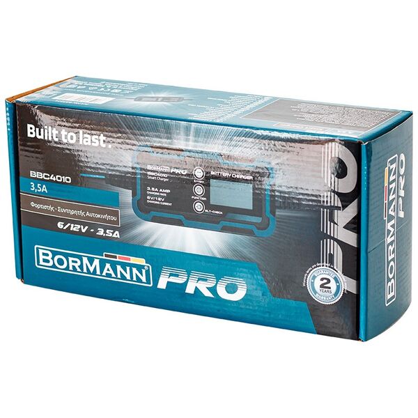 Bormann pro Bbc4010 Φορτιστης-Συντηρητης Μπαταριας Αυτοκινητου 6/12v - 3,5a 037224 έως 12 Άτοκες Δόσεις