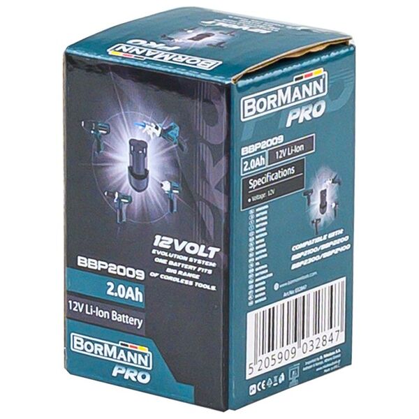 Bormann pro Bbp2009 Μπαταρια 12v 2.0ah 032847 έως 12 Άτοκες Δόσεις