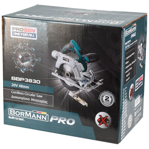 Bormann pro Bbp3830 Δισκοπριονο Μπαταριας 20v 036364 έως 12 Άτοκες Δόσεις