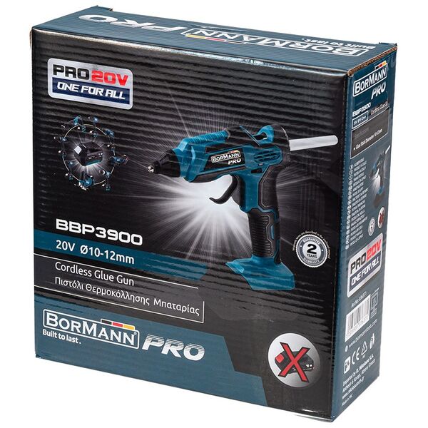 Bormann pro Bbp3900 Πιστολι Θερμοκολλησης Μπαταριας 20v 036371 έως 12 Άτοκες Δόσεις