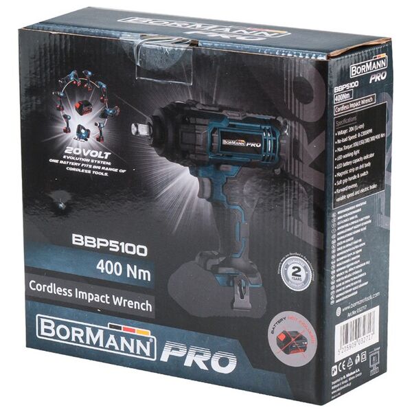 Bormann pro Bbp5100 Μπουλονοκλειδο Μπαταριας 20v 032717 έως 12 Άτοκες Δόσεις