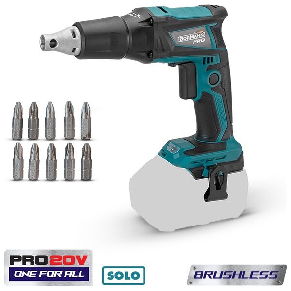 Bormann pro Bbp5150 Κατσαβιδι Γυψοσανιδας 20v Brushless Μπαταριας 036326 έως 12 Άτοκες Δόσεις