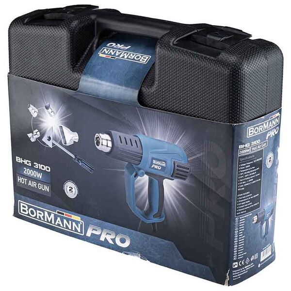 Bormann pro Bhg3100 Πιστολι Θερμου Αερα 2000w 032311 έως 12 Άτοκες Δόσεις